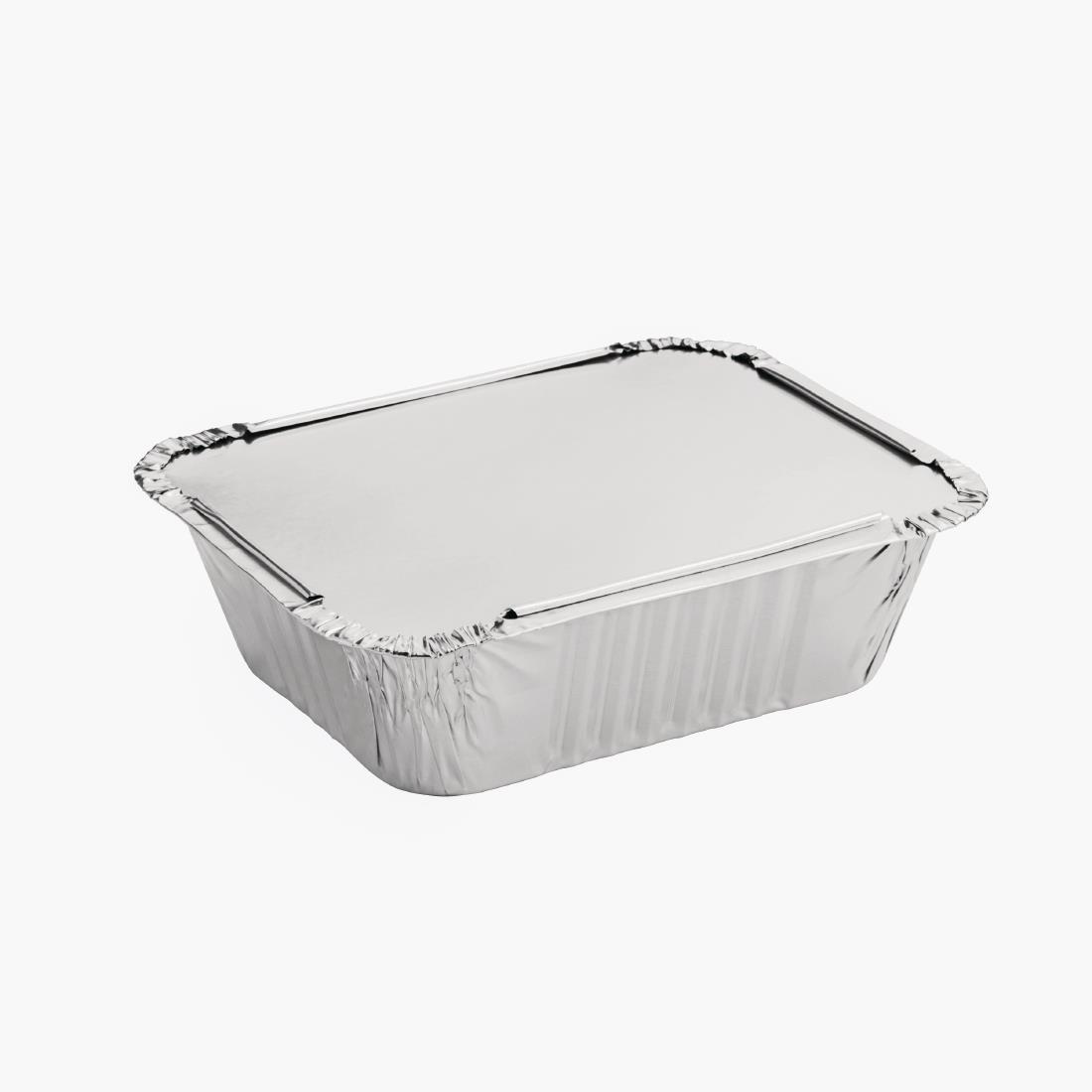 Fiesta Recyclable Waxed Lids for Medium Foil Containers (Pack of 500) - DA087  - 3