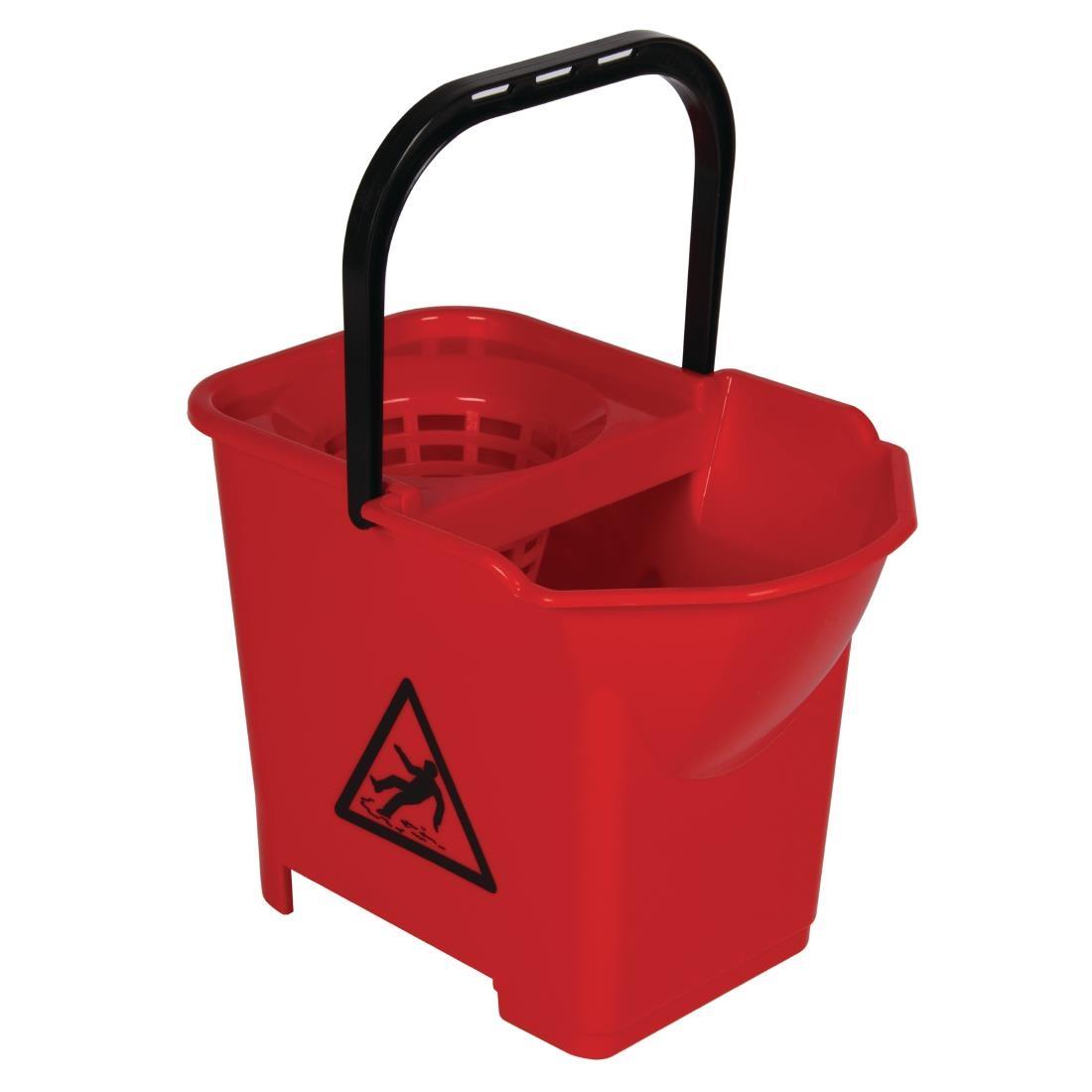 Jantex Colour Coded Mop Bucket Red - S222  - 1