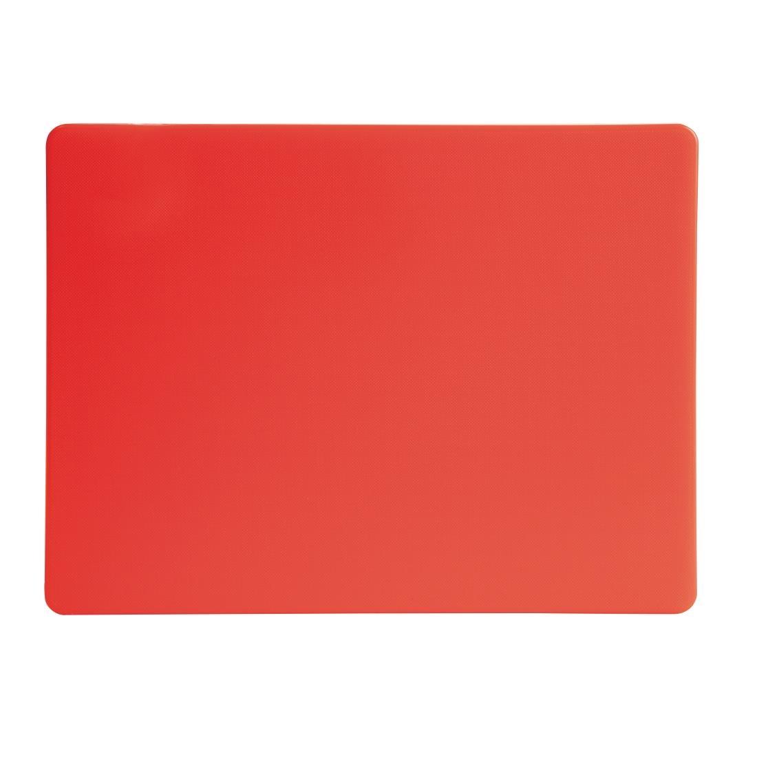Hygiplas Low Density Red Chopping Board Small - GH794  - 3