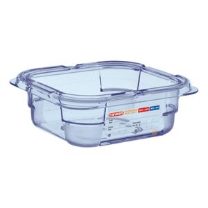 Araven ABS Food Storage Container Blue GN 1/6 65mm - GP570  - 1