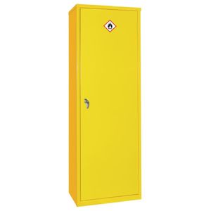 COSHH Cabinet Single Door Yellow 20Ltr - GJ780  - 1