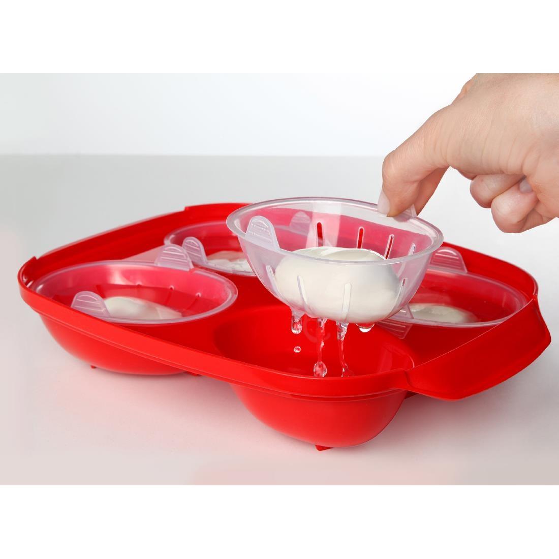 CY551 Sistema Egg Poacher Microwave Container CY551