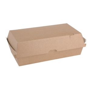 Fiesta Compostable Kraft Food Boxes Large 204mm (Pack of 100) - FB667  - 1
