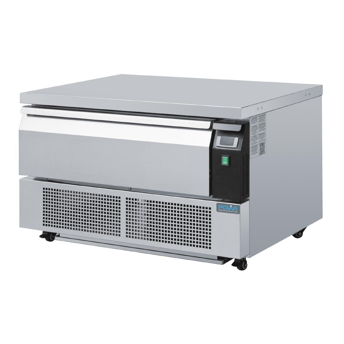 Polar U-Series Single Drawer Counter Fridge Freezer 2xGN - DA994  - 3