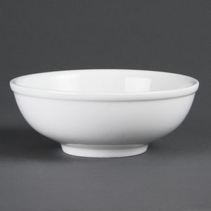 Olympia Whiteware Noodle Bowls 190mm (Pack of 6) - C329  - 1