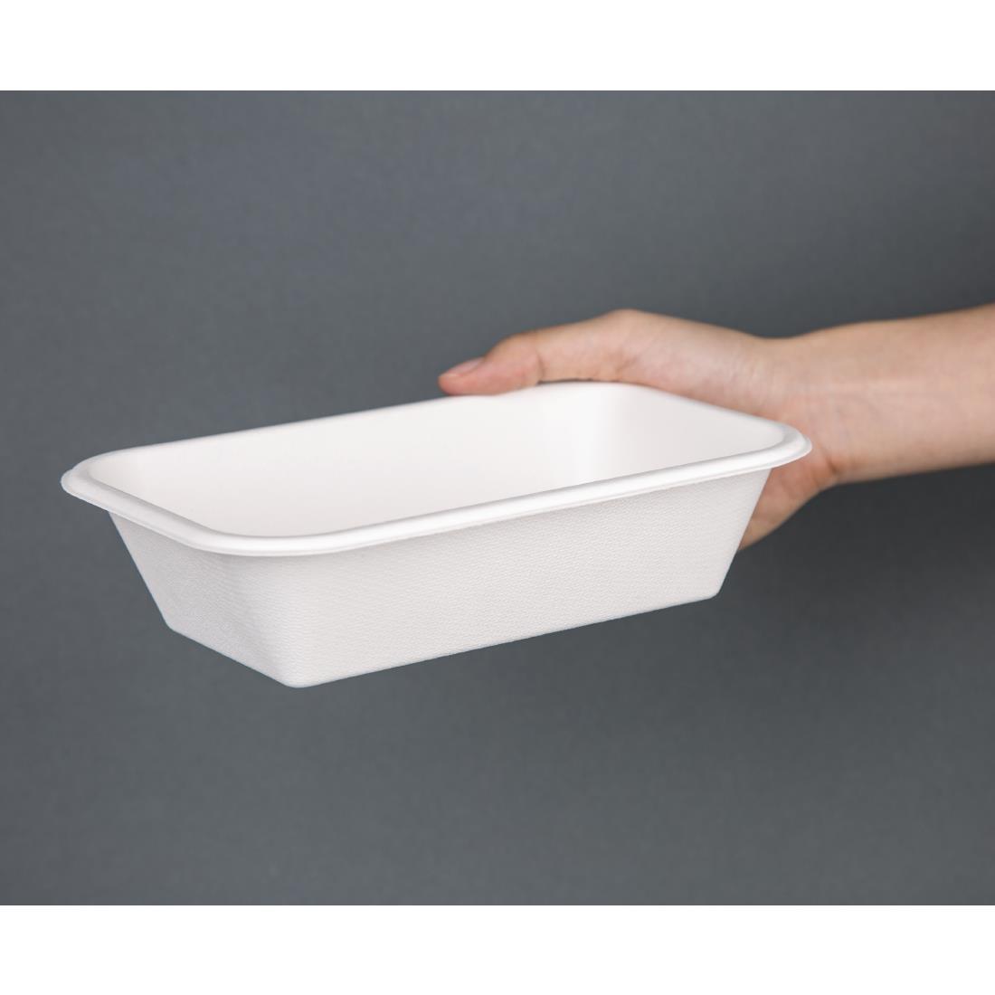 Fiesta Compostable Bagasse Food Trays 32oz (Pack of 50) - DW349  - 4
