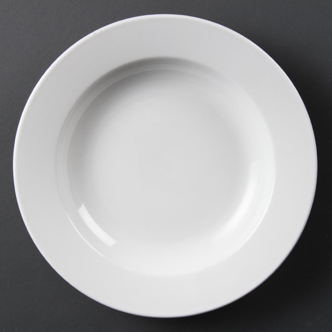Olympia Whiteware Deep Plates 270mm 430ml (Pack of 6) - C363  - 2