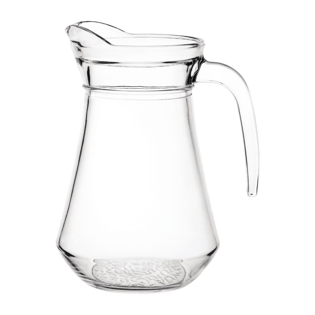 Olympia Glass Jugs 1Ltr (Pack of 6) - GF923  - 1