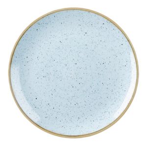 Churchill Stonecast Round Coupe Plate Duck Egg Blue 165mm (Pack of 12) - DK502  - 1