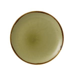 Dudson Harvest Evolve Coupe Plates Green 217mm (Pack of 12) - FC042  - 1
