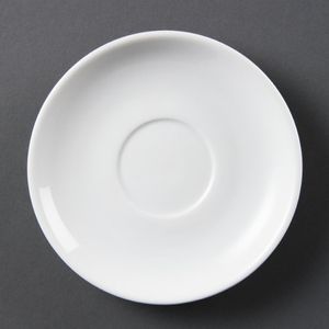 Olympia Whiteware Stacking Saucers (Pack of 12) - CB468  - 1