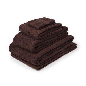 Mitre Essentials Nova Hand Towel Chocolate - GW354  - 1