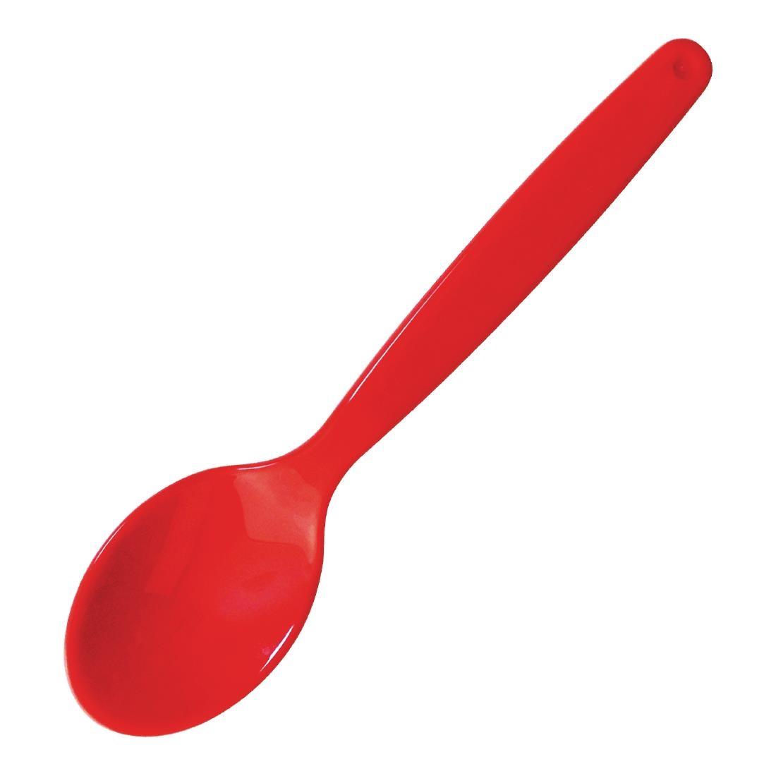 Olympia Kristallon Polycarbonate Spoon Red (Pack of 12) - DL122  - 1
