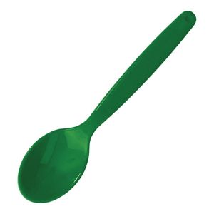 Olympia Kristallon Polycarbonate Spoon Green (Pack of 12) - DL124  - 1