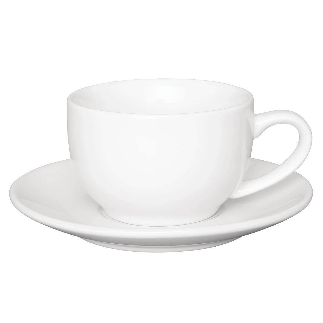 Olympia Cafe Coffee Cups White 228ml (Pack of 12) - GK074  - 3