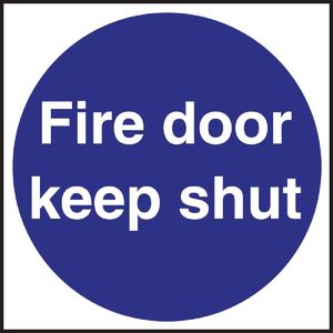 Fire Door Sign - W222  - 1