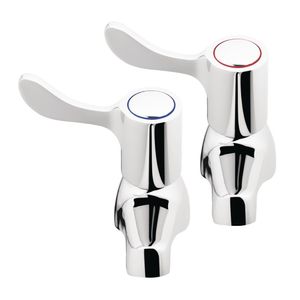 Vogue Lever Basin Taps (Pack of 2) - CC344  - 2