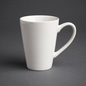 Olympia Cafe Latte Cups White 340ml (Pack of 12) - GL487  - 1