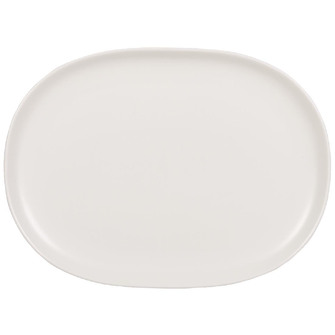 Churchill Alchemy Moonstone Oval Plates 225mm (Pack of 12) - DN517  - 1