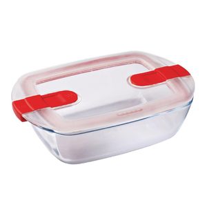 Pyrex Cook and Heat Rectangular Dish with Lid 1Ltr - FC367  - 1