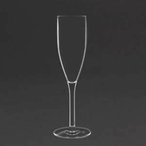 Olympia Kristallon Polycarbonate Champagne Flutes 210ml (Pack of 12) - DS133  - 2