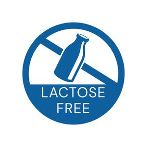 Vogue Removable Lactose-Free Food Packaging Labels (Pack of 1000) - FD435  - 1