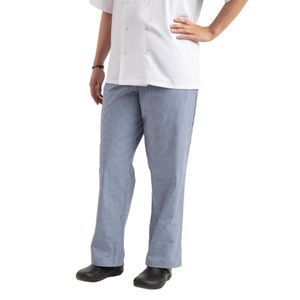 Whites Easyfit Trousers Teflon Blue Check L - A025T-L  - 1