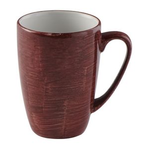 Churchill Stonecast Patina Profile Mug Red Rust 340ml (Pack of 12) - FS895  - 1