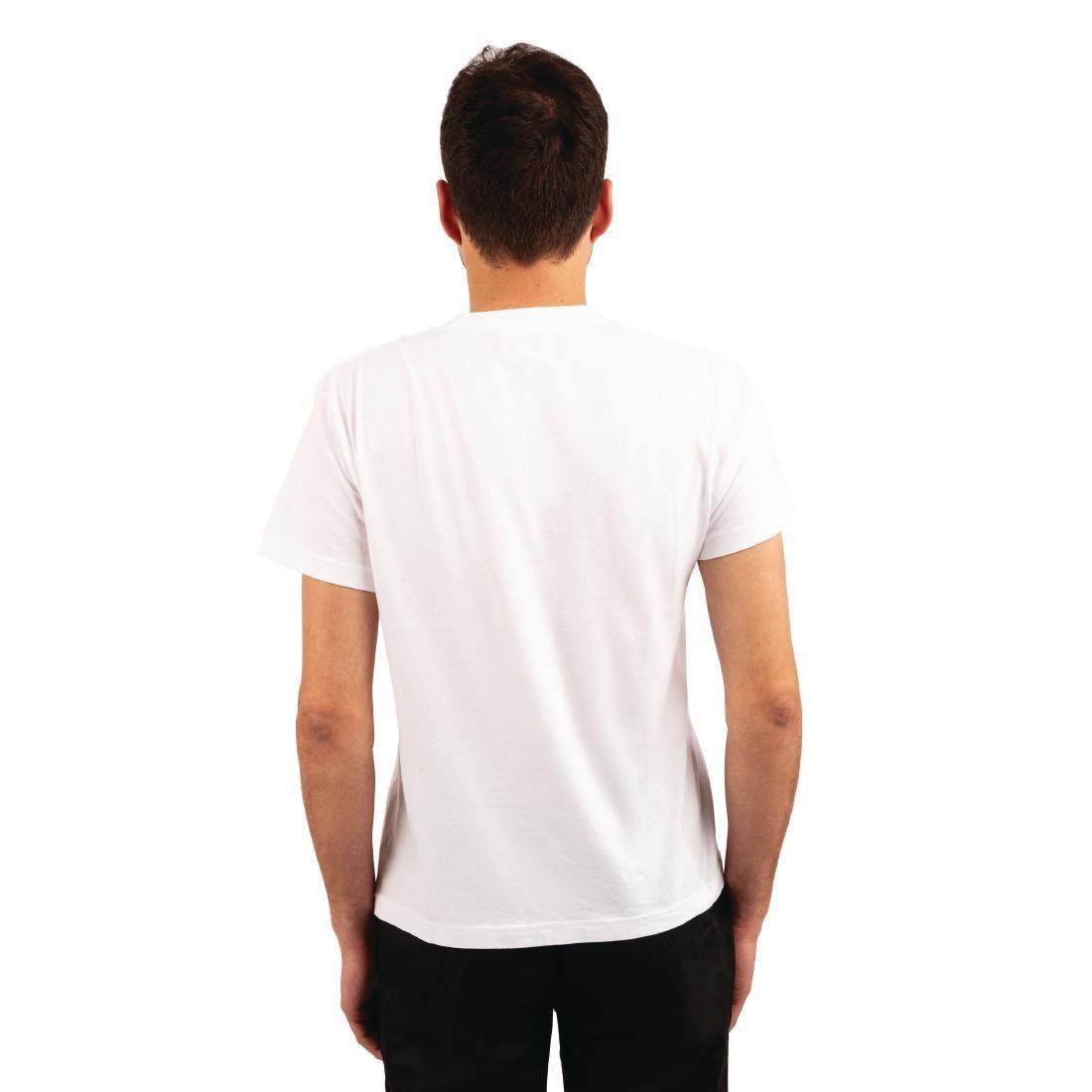 Unisex Chef T-Shirt White 4XL - A103-4XL  - 2