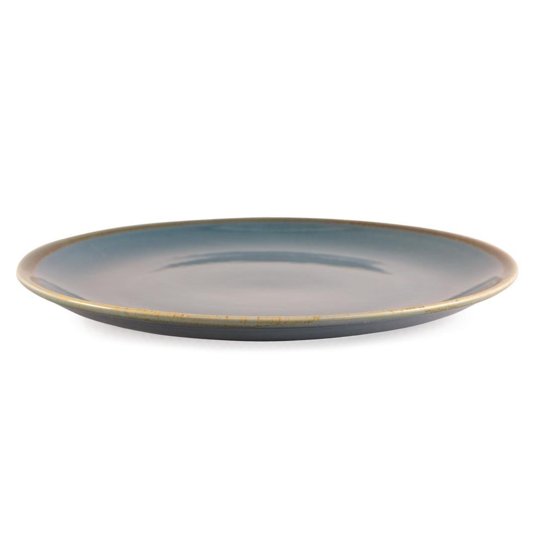 Olympia Kiln Round Plates Ocean 280mm (Pack of 4) - GP465  - 4