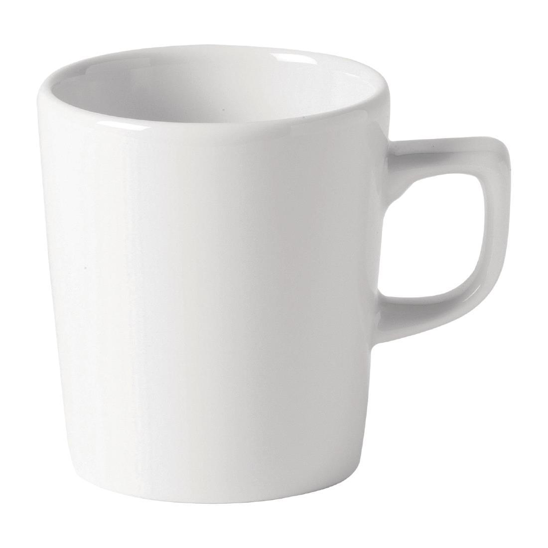 Utopia Titan Latte Mugs White 340ml (Pack of 24) - CW288  - 1