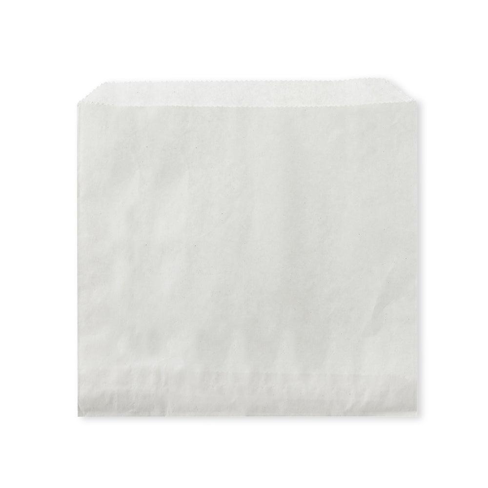 7" White Strung Bags (Case of 1,000) - 175801 - 1