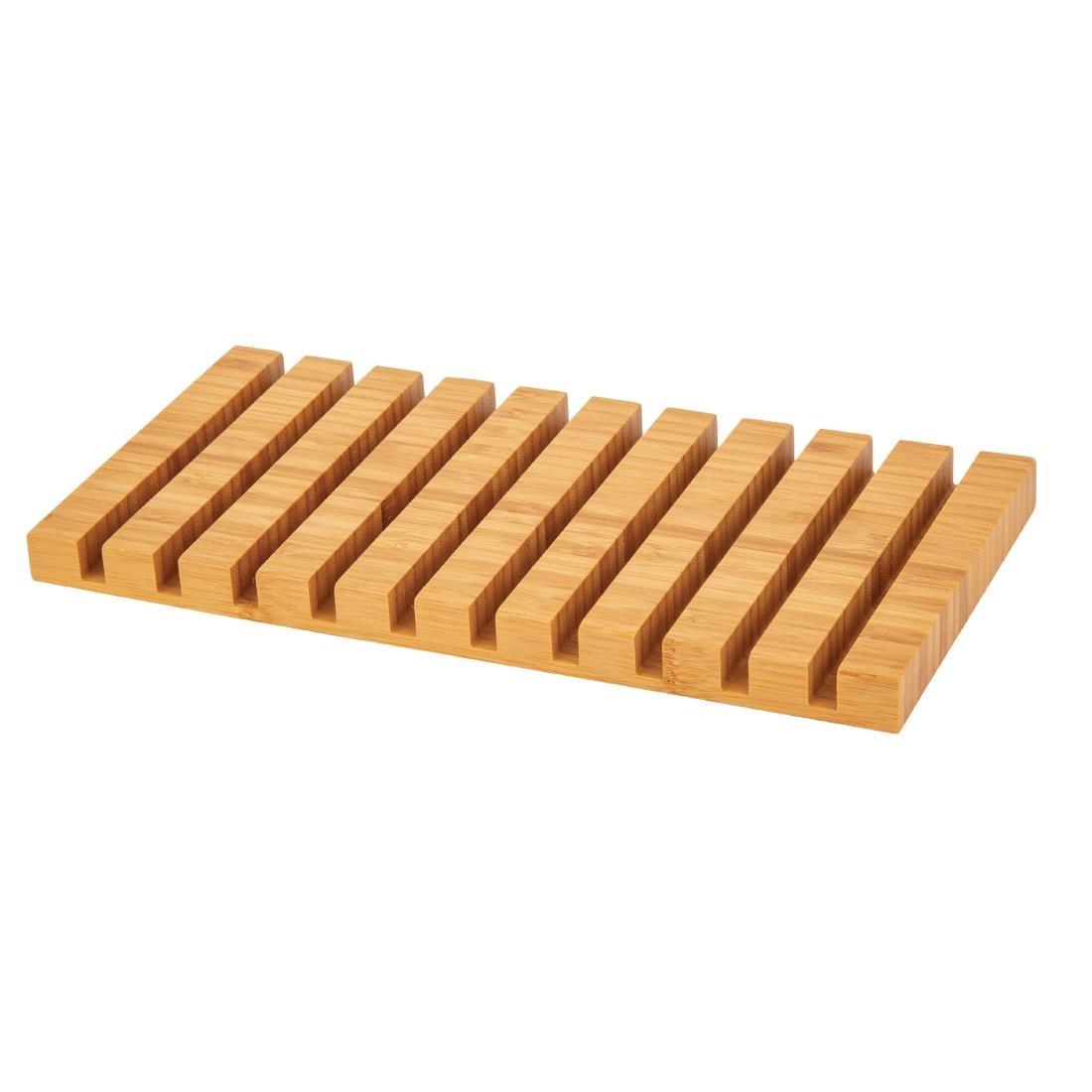 CM672 - Olympia Bamboo Menu Clipboard Rack - CM672