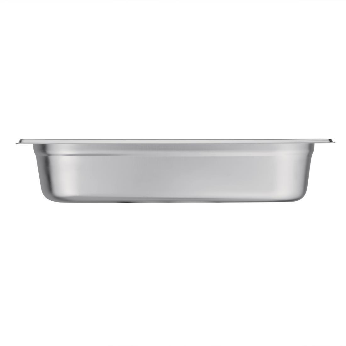 Vogue Stainless Steel 1/3 Gastronorm Pan 65mm - K929  - 5