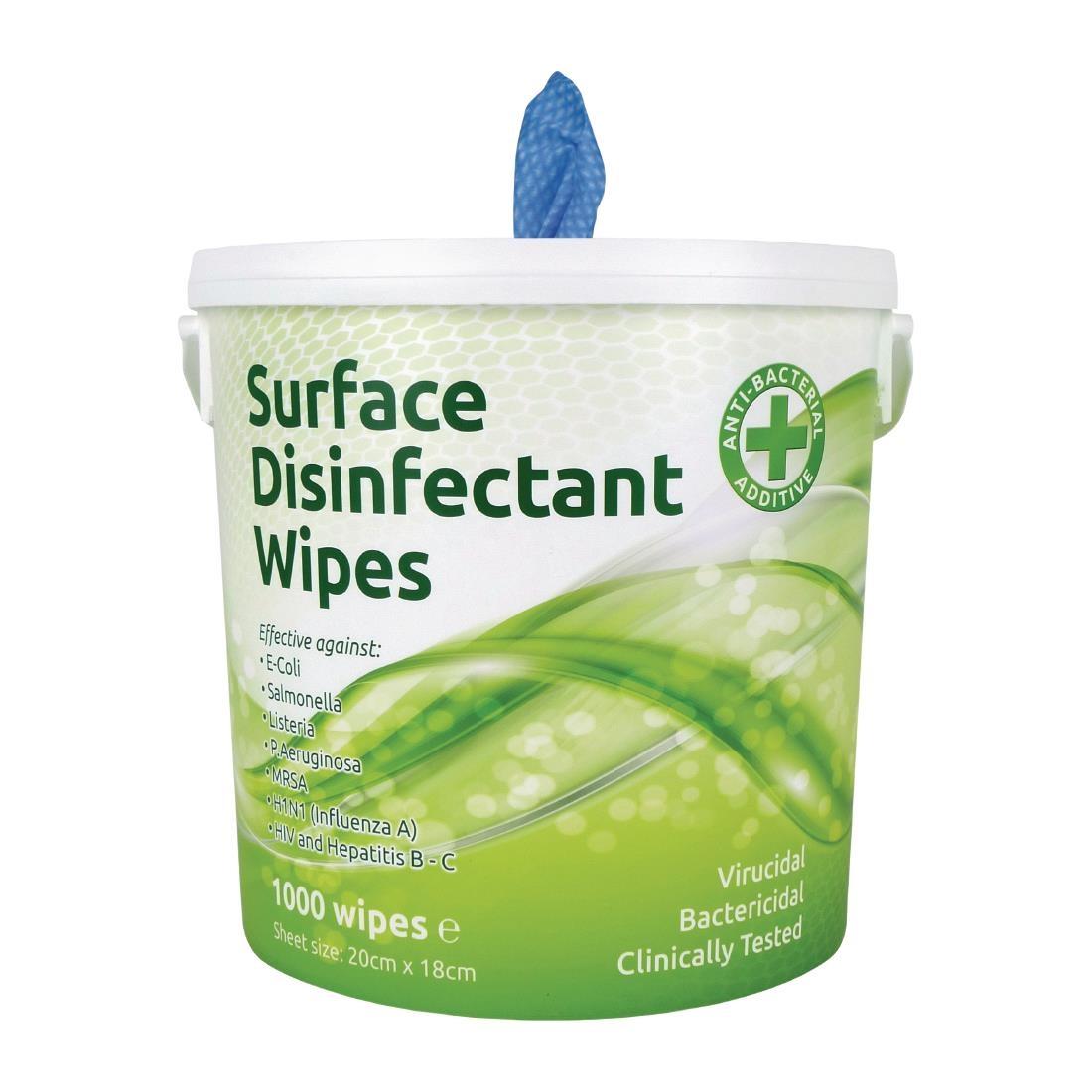 EcoTech Disinfectant Surface Wipes Bucket (1000 Pack) - DE324  - 1