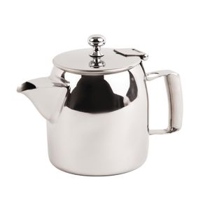 Olympia Cosmos Stainless Steel Teapot 340ml - J321  - 1