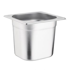 Vogue Stainless Steel 1/6 Gastronorm Pan 150mm - K992  - 1