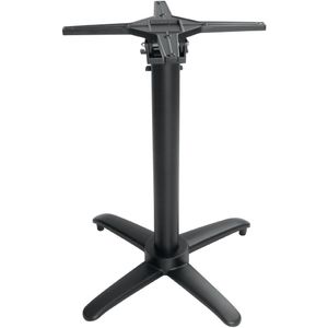 Bolero Aluminium Flip Top Table Base Black - GP773  - 1