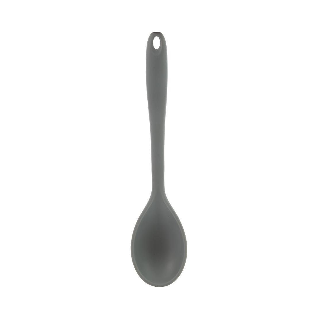 Vogue Silicone High Heat Cooking Spoon Grey - DA523  - 3