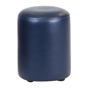 Cylinder Faux Leather Bar Stool Midnight (Pack of 2) - FT452  - 1