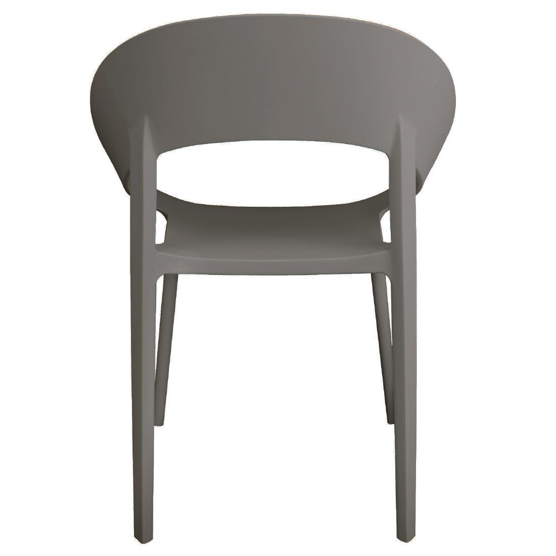 GR339 - Bolero PP Wraparound Chair Coffee (Pack 4) - GR339  - 3