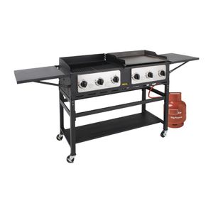 Buffalo 6 Burner Combi BBQ Grill and Griddle - CP240  - 2