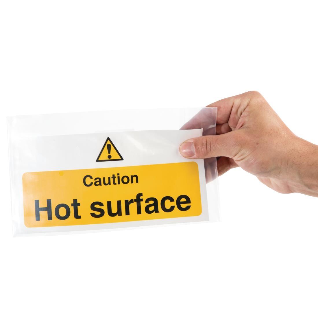 Vogue Caution Hot Surface Sign - L848  - 3