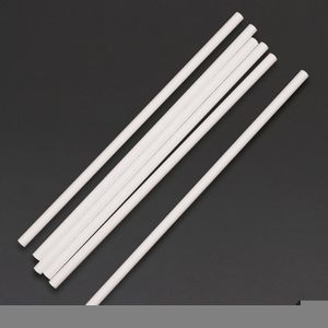 Fiesta Compostable Paper Straws White (Pack of 250) - DE925  - 2