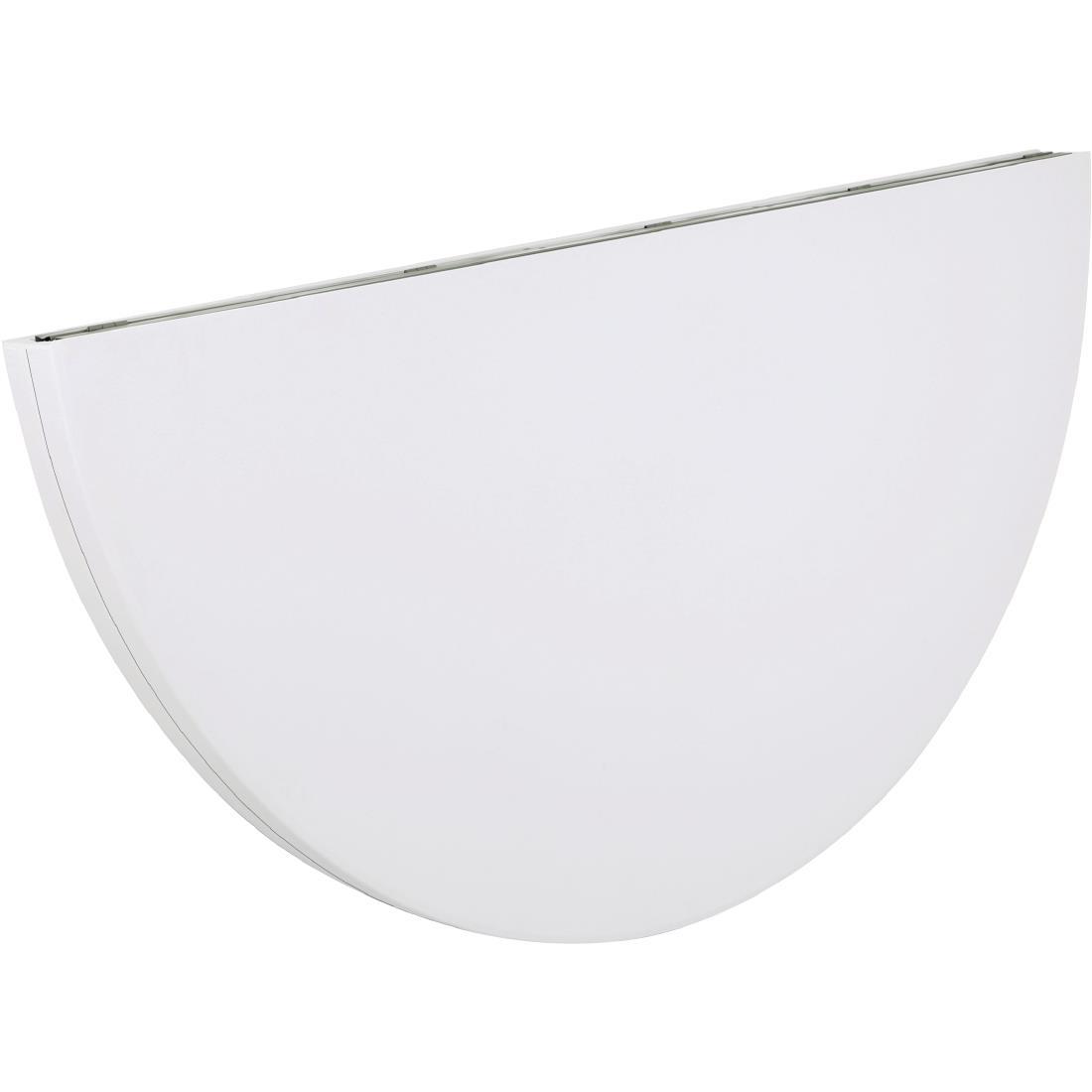 Bolero Round PE Centre Folding Table White 6ft (Single) - HC270  - 6