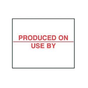 Produced On Labels (Pack of 14000) - J330  - 1