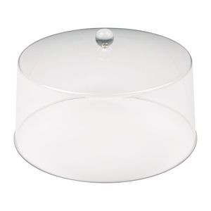 Olympia Kristallon Polycarbonate Display Cover Clear 308(Ø) x 190(H)mm - FE473  - 1