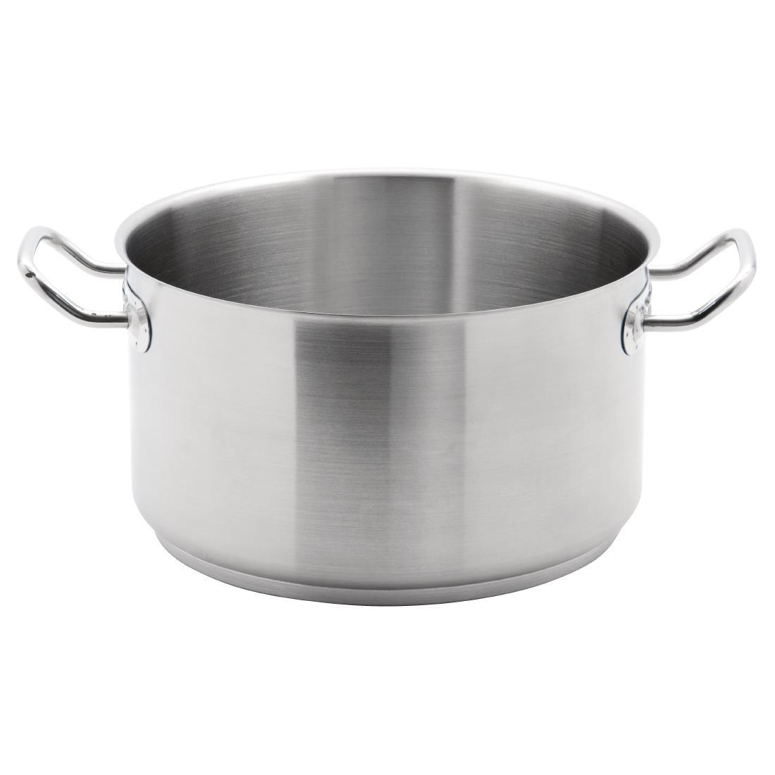 Vogue Stainless Steel Stew Pan 9.5Ltr - M941  - 1