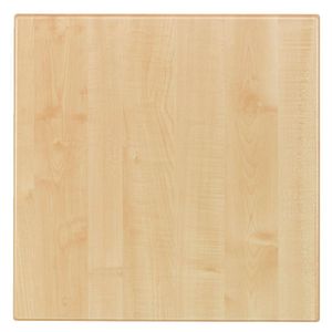 Werzalit Pre-drilled Square Table Top  Maple 800mm - GR566  - 1