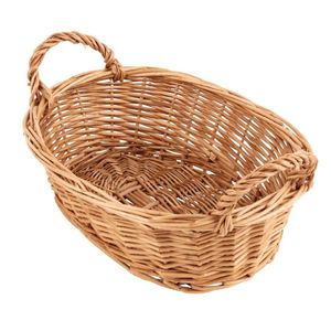 Willow Large Oval Table Basket - P763  - 1